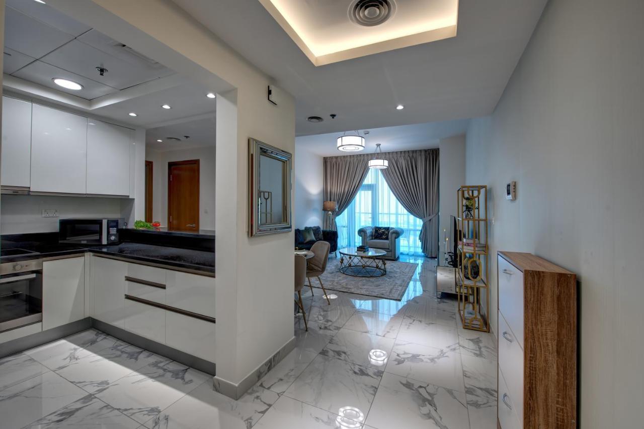 Durrani Homes - Lux 1Br At Al Habtoor Amna Tower Dubai Dış mekan fotoğraf