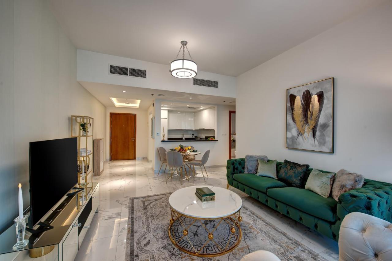 Durrani Homes - Lux 1Br At Al Habtoor Amna Tower Dubai Dış mekan fotoğraf