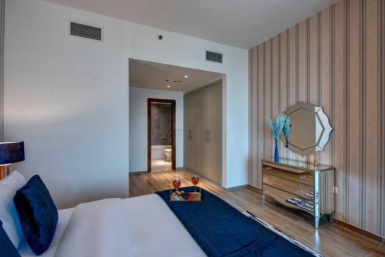 Durrani Homes - Lux 1Br At Al Habtoor Amna Tower Dubai Dış mekan fotoğraf