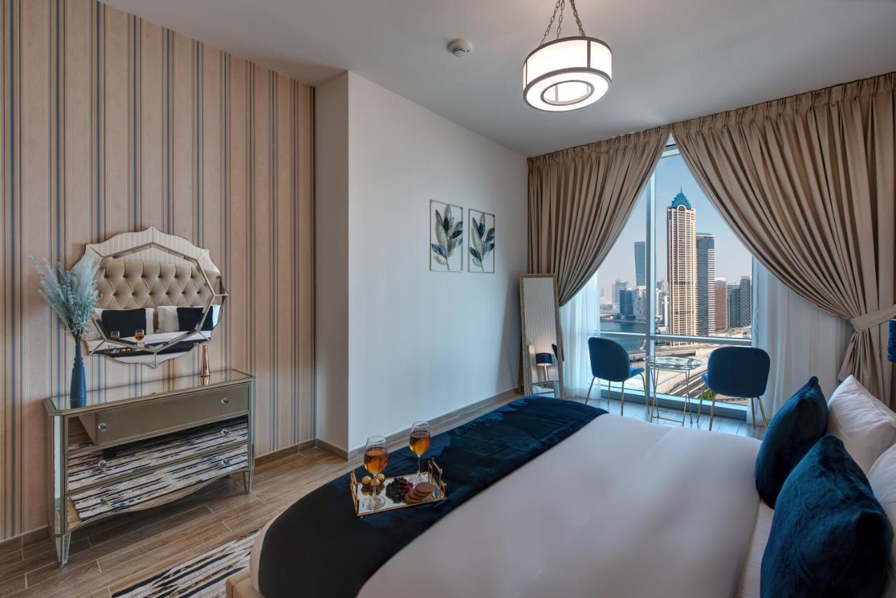 Durrani Homes - Lux 1Br At Al Habtoor Amna Tower Dubai Dış mekan fotoğraf