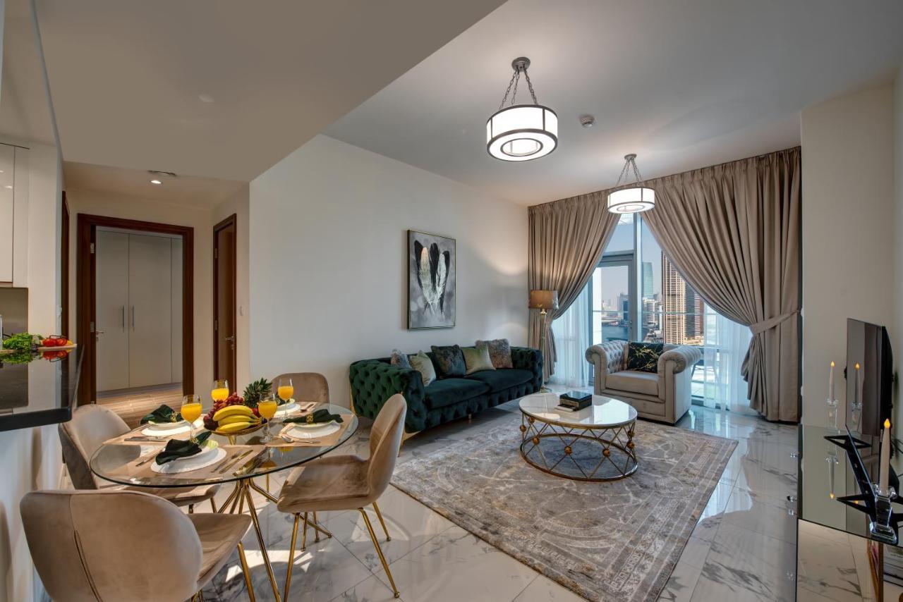 Durrani Homes - Lux 1Br At Al Habtoor Amna Tower Dubai Dış mekan fotoğraf
