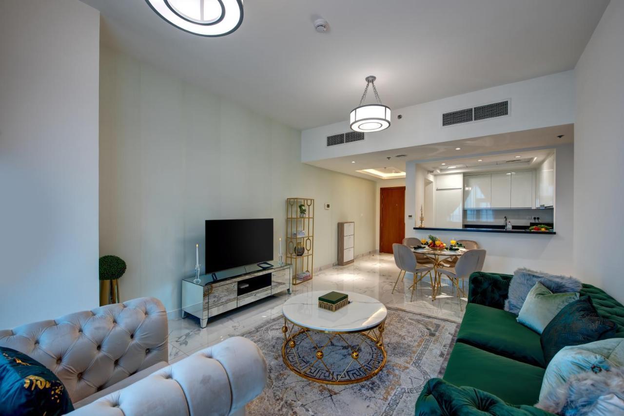 Durrani Homes - Lux 1Br At Al Habtoor Amna Tower Dubai Dış mekan fotoğraf