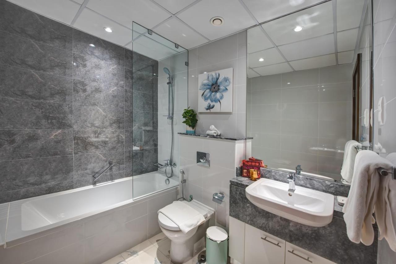 Durrani Homes - Lux 1Br At Al Habtoor Amna Tower Dubai Dış mekan fotoğraf