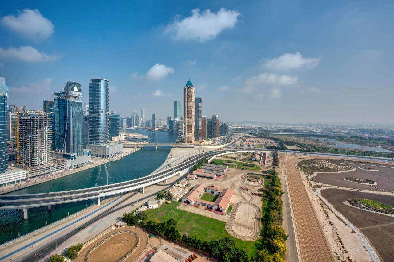 Durrani Homes - Lux 1Br At Al Habtoor Amna Tower Dubai Dış mekan fotoğraf