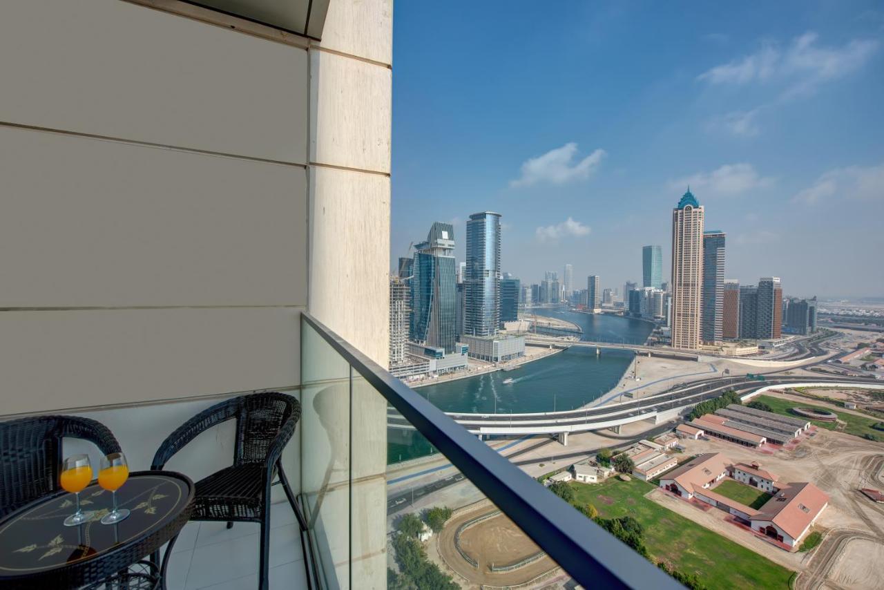 Durrani Homes - Lux 1Br At Al Habtoor Amna Tower Dubai Dış mekan fotoğraf